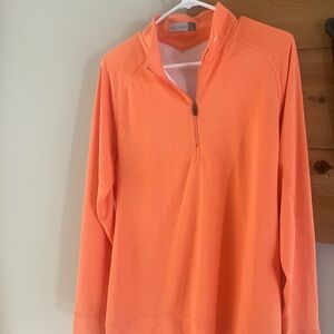 Coral Quarter-Zip Performance Long-Sleeve Shirt